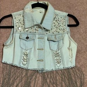 Denim vest